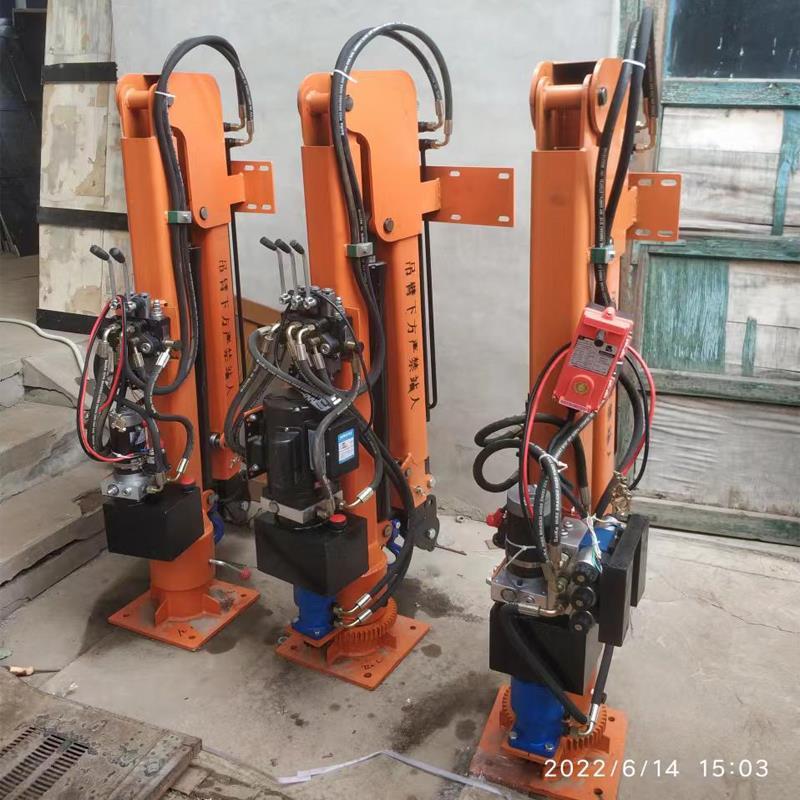 石峰区重汽蓝牌随车吊 3.2吨 国六动力强 液压驱动 农用自卸起重机